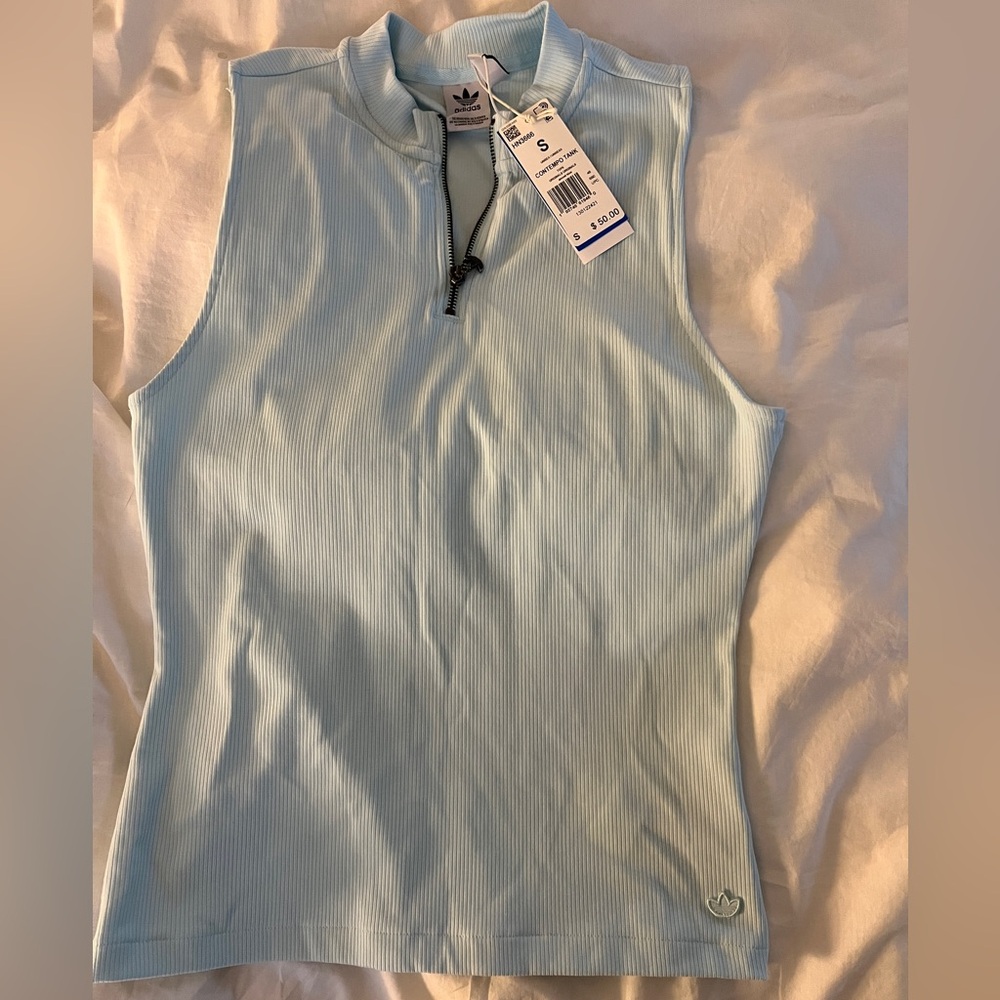 Light Blue Sleeveless Top